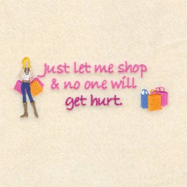 Picture of Let Me Shop Machine Embroidery Design