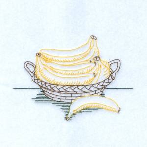 Picture of Vintage Bananas Machine Embroidery Design