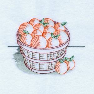 Picture of Vintage Oranges Machine Embroidery Design