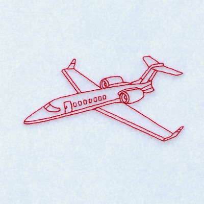 Redwork Jet Machine Embroidery Design