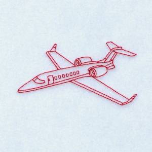 Picture of Redwork Jet Machine Embroidery Design