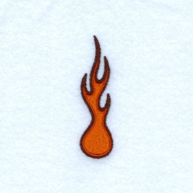 Picture of Single Flame Machine Embroidery Design