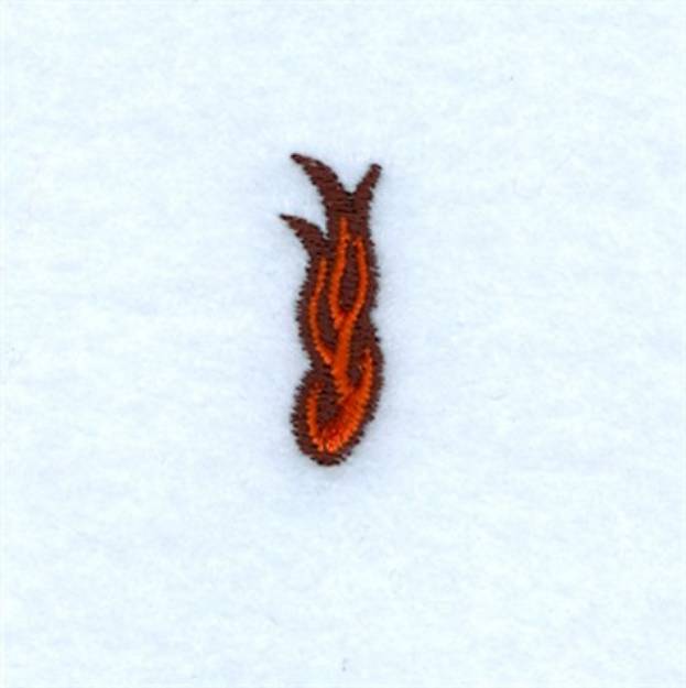 Picture of Small Flame Machine Embroidery Design