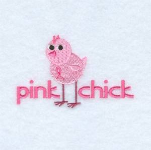 Picture of Pink Chick Machine Embroidery Design