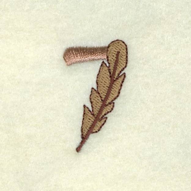 Picture of Feather Number 7 Machine Embroidery Design