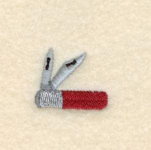 Picture of Mini Pocketknife Machine Embroidery Design