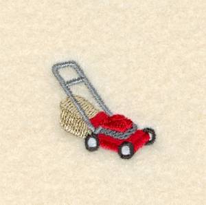 Picture of Mini Lawnmower Machine Embroidery Design