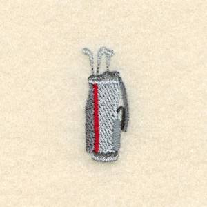 Picture of Mini Golf Bag Machine Embroidery Design