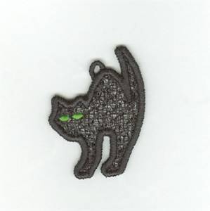 Picture of Cat Lace Machine Embroidery Design