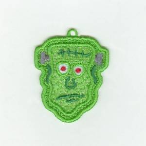 Picture of Frankenstein Lace Machine Embroidery Design