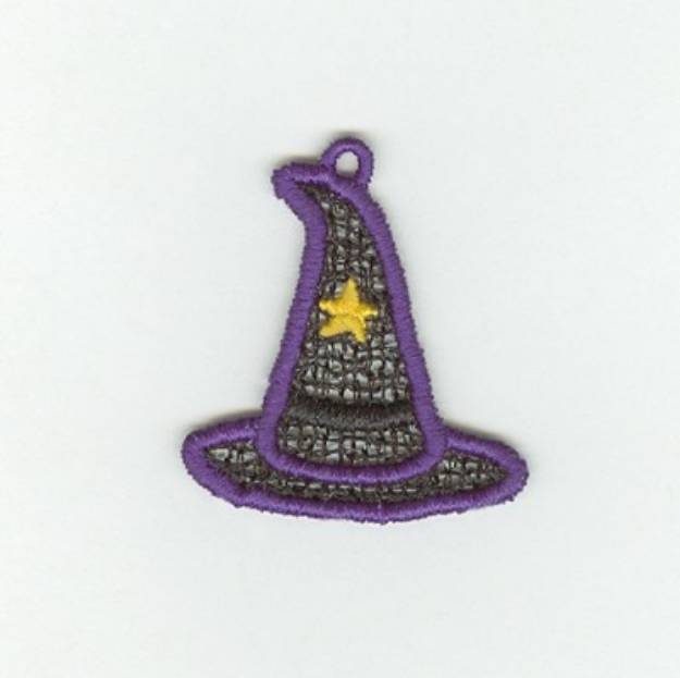 Picture of Witch Hat Lace Machine Embroidery Design