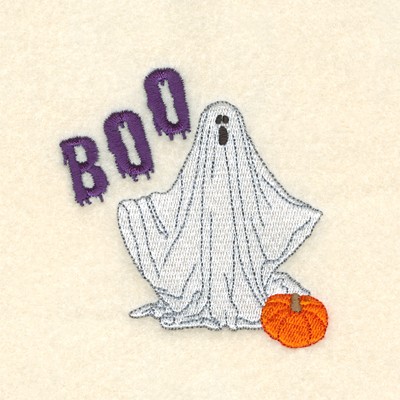 Ghostly Boo Machine Embroidery Design