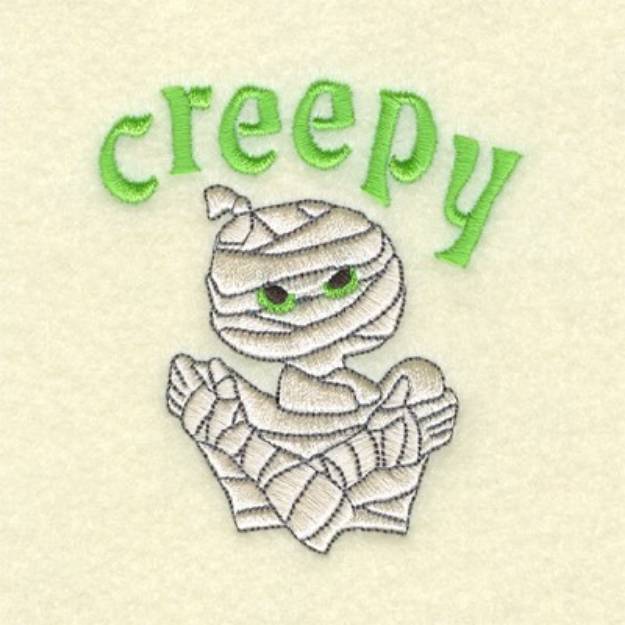 Picture of Creepy Mummy Machine Embroidery Design
