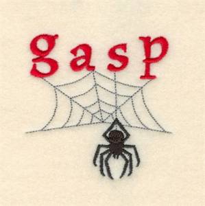Picture of Gasp Spider Machine Embroidery Design