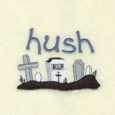 Cemetery Hush Machine Embroidery Design