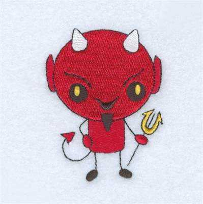 Halloween Devil Machine Embroidery Design