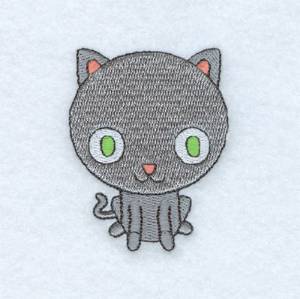 Picture of Halloween Kitty Machine Embroidery Design