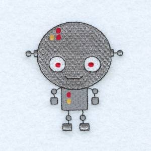 Picture of Halloween Robot Machine Embroidery Design