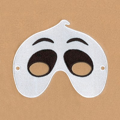 Ghost Mask Small Machine Embroidery Design
