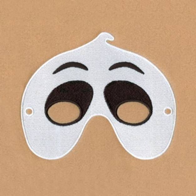 Picture of Ghost Mask Small Machine Embroidery Design