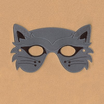 Cat Mask Small Machine Embroidery Design