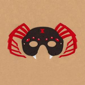 Picture of Spider Mask Small Machine Embroidery Design
