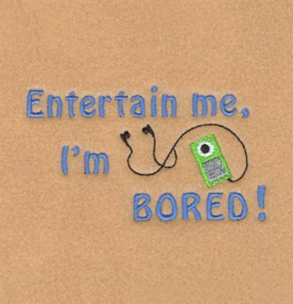 Picture of Entertain Me Machine Embroidery Design