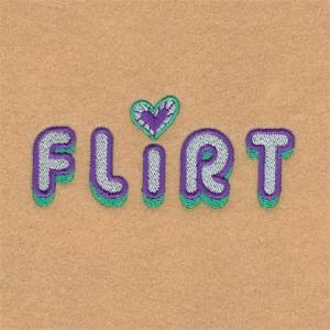 Picture of Flirt Machine Embroidery Design