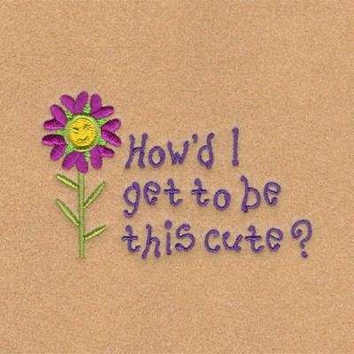 This Cute? Machine Embroidery Design