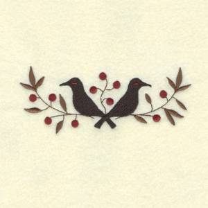 Picture of Blackbird Border Machine Embroidery Design