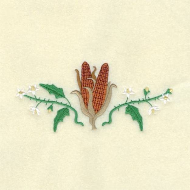 Picture of Corn Border Machine Embroidery Design