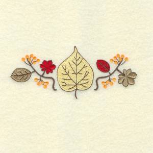 Picture of Leaf Border Machine Embroidery Design