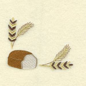 Picture of Bread Corner Machine Embroidery Design