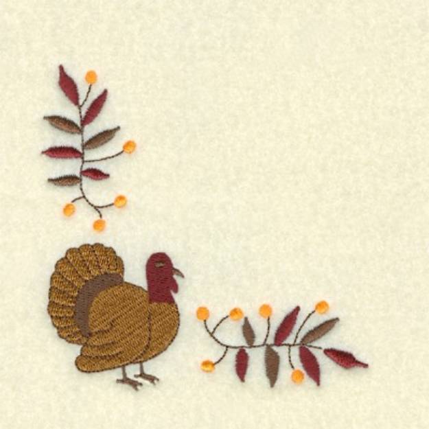 Picture of Turkey Corner Machine Embroidery Design