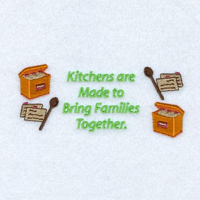 Families Together Machine Embroidery Design