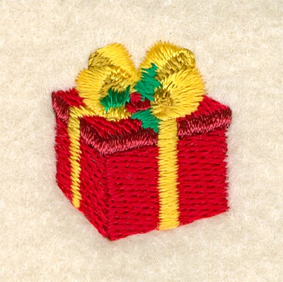 Mini Christmas Present Machine Embroidery Design