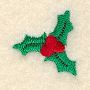 Picture of Mini Holly Machine Embroidery Design