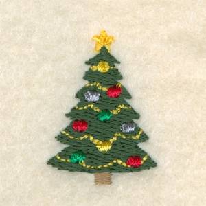 Picture of Mini Christmas Tree Machine Embroidery Design
