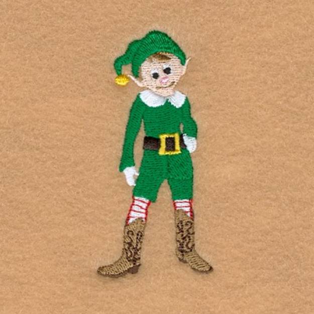 Picture of Cowboy Elf Machine Embroidery Design