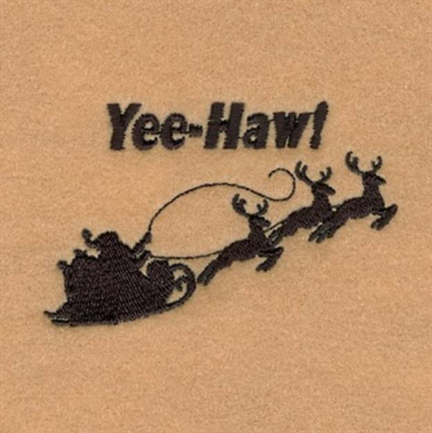 Picture of Santas Country Sleigh Machine Embroidery Design