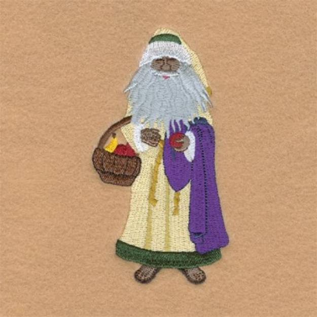 Picture of African Santa Machine Embroidery Design