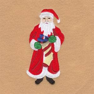 Picture of Early American Santa Machine Embroidery Design