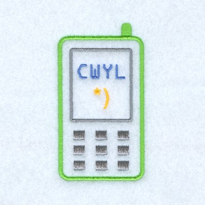 Text:  CWYL Machine Embroidery Design