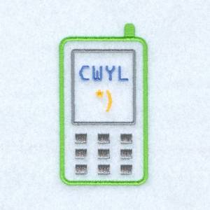 Picture of Text:  CWYL Machine Embroidery Design