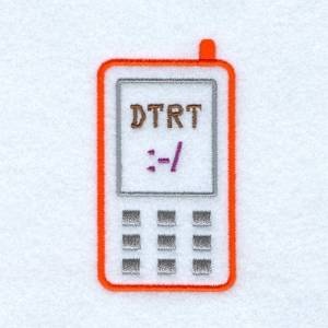 Picture of Text:  DTRT Machine Embroidery Design