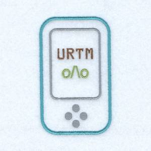 Picture of Text:  URTM Machine Embroidery Design
