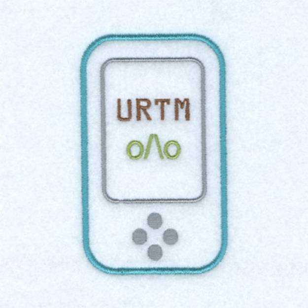 Picture of Text:  URTM Machine Embroidery Design