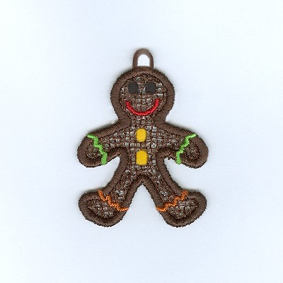 Gingerbread Charm Machine Embroidery Design