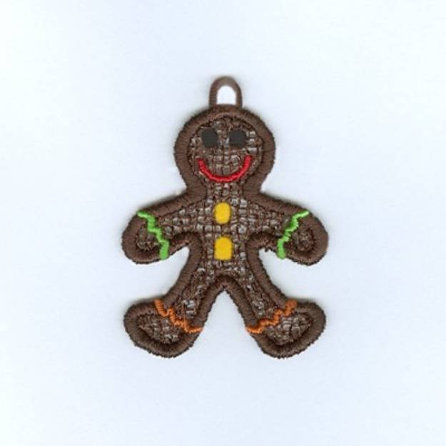 Picture of Gingerbread Charm Machine Embroidery Design