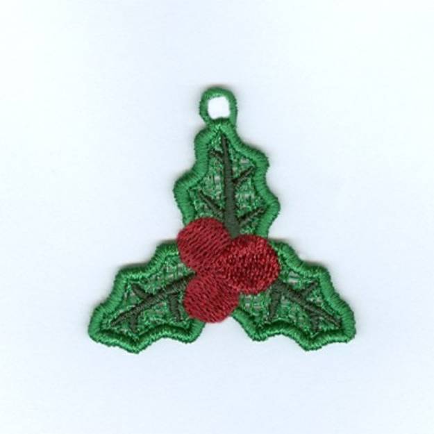 Picture of Holly Charm Machine Embroidery Design